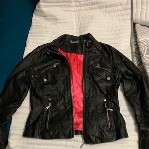 Vegan leather jacket